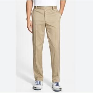 Nike Golf Tech Dri-Fit Flat Front Tan Golf Pant Men's Size 36x32